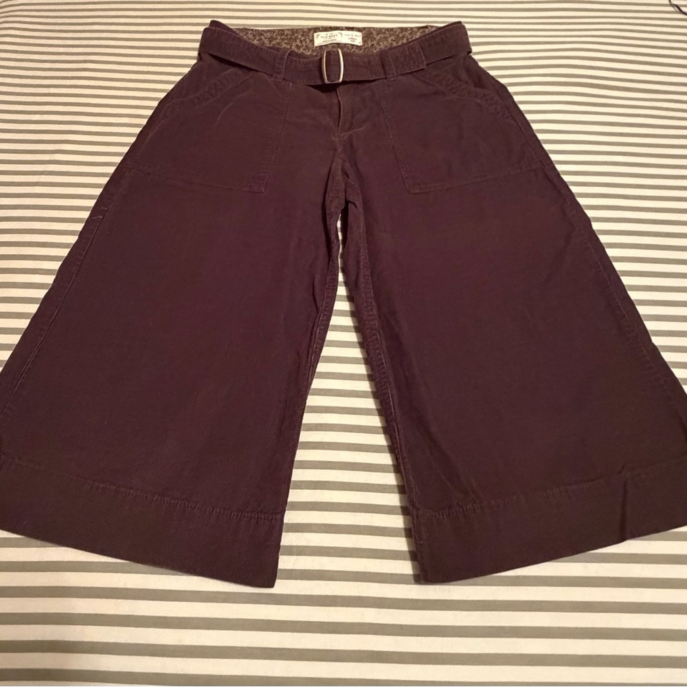 Brown Corduroy Gauchos